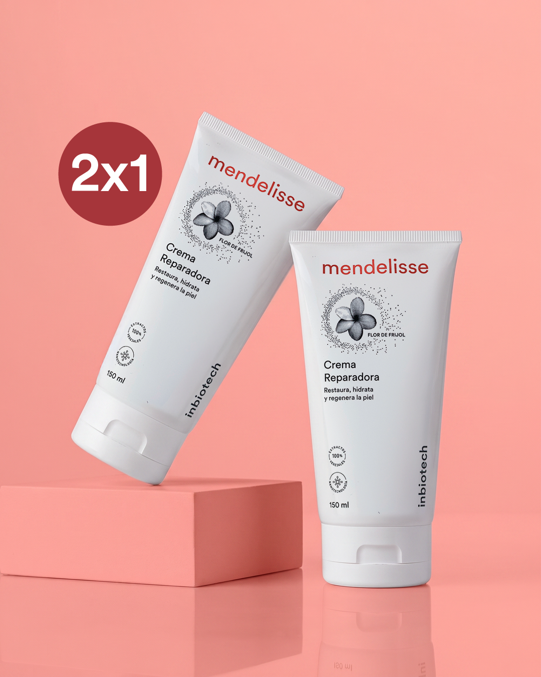 2x1 | Mendelisse Crema de Estrías - Doble Reparación Inbiotech