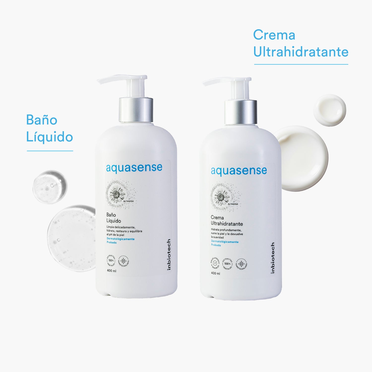 Aquasense Baño Líquido + Crema Ultrahidratante